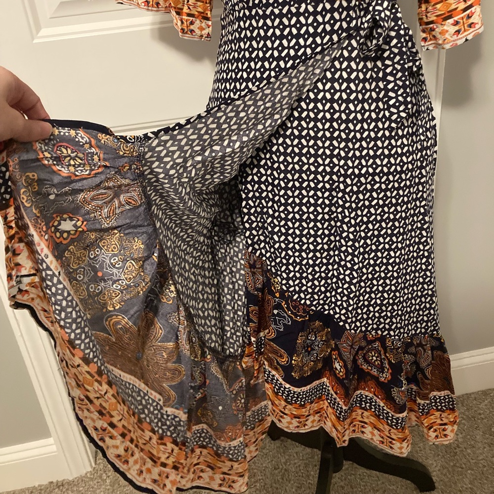 Suzanne Betro Hi-Low wrap dress - Picture 8 of 16